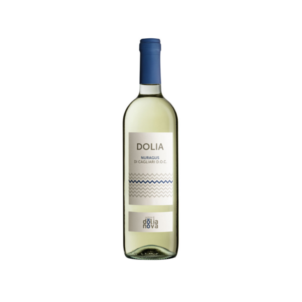 Bottiglia di Nuragus di Cagliari, cantina Dolianova, 75 cl 12% vol