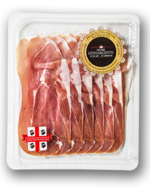 Prosciutto di Fonni affettato 100g delle Fattorie Gennargentu