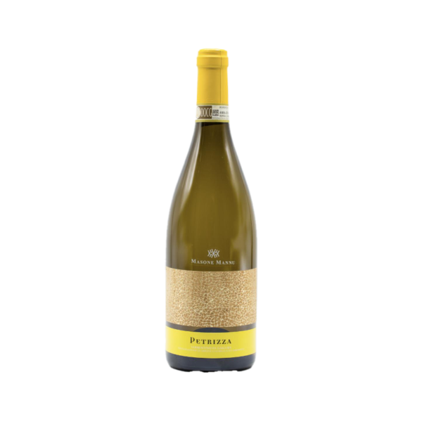 Bottiglia di Vermentino di Gallura DOCG Petrizza, cantina Masone Mannu, 75 cl 13,5% vol