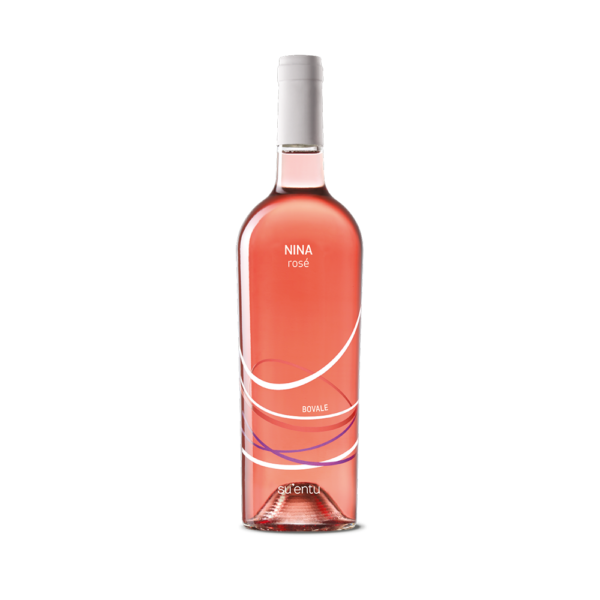 Bottiglia di Nina Rosé, vino rosato, cantina Su Entu