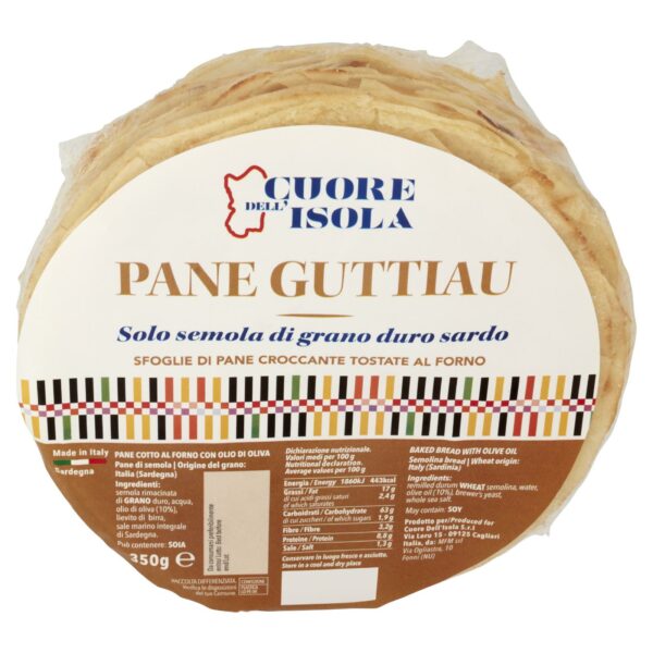 Pane Guttiau 350 g Cuore dell’Isola