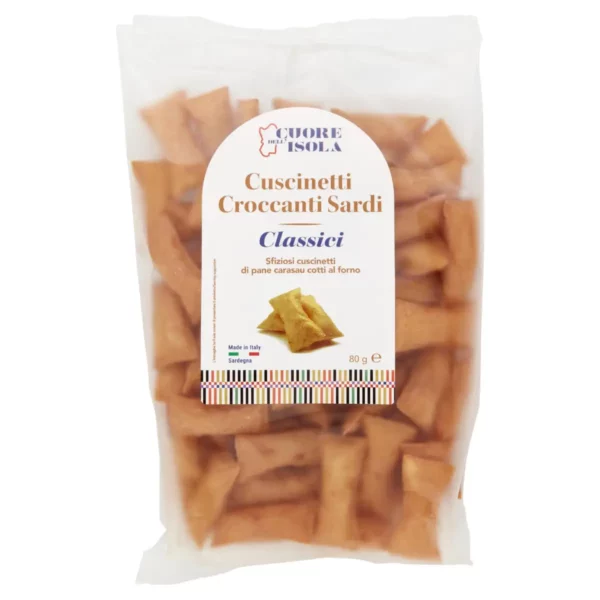 Cuscinetti croccanti sardi classici 80g